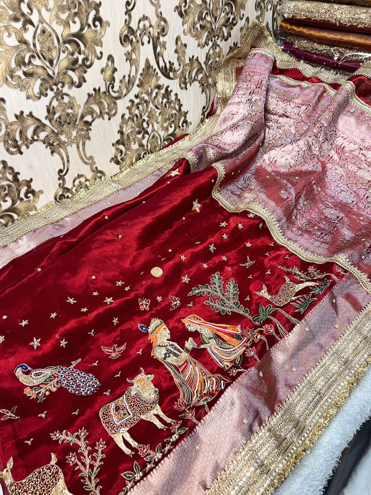 Maroon Radha Krishna