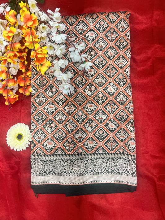 Manatavya Banaras green Katan silk saree with rich Banarasi weave, smooth texture and elegant traditional craftsmanship