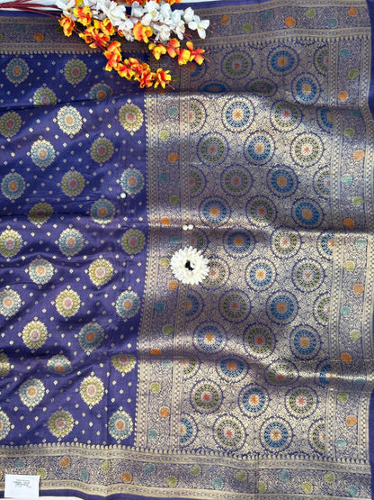 Royal Blue Viscose Silk