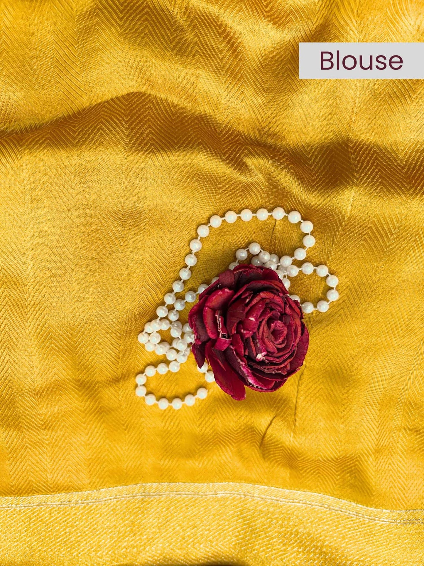 Yellow Mashru Silk