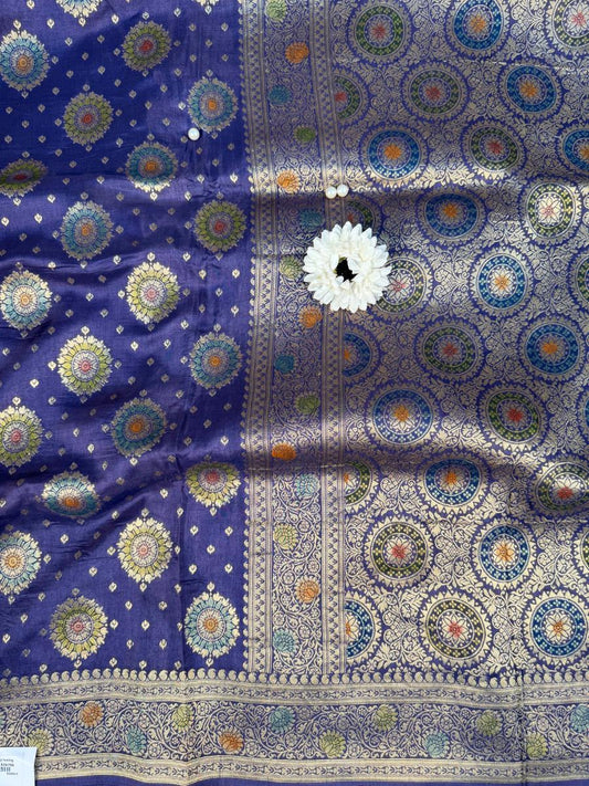 Royal Blue Viscose Silk