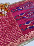 Hot Pink Bandhej