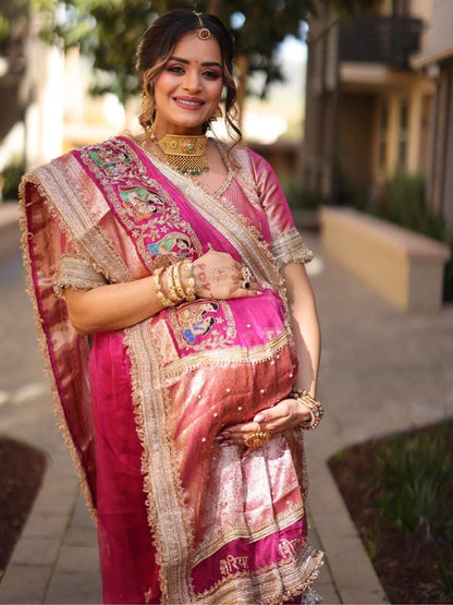 Hot Pink Godh Bharai