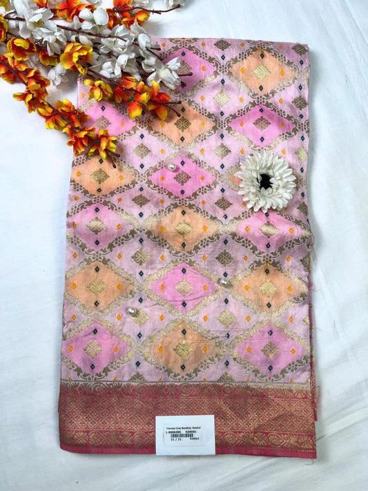 Pink Multicolor Viscose
