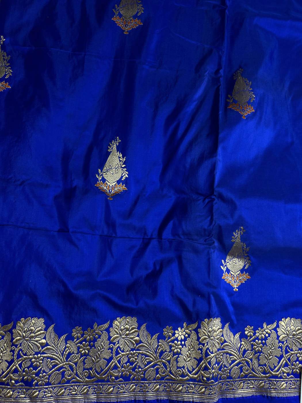 Royal Blue Katan Silk