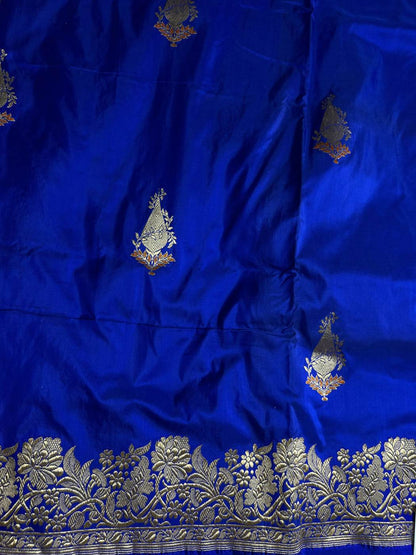 Royal Blue Katan Silk