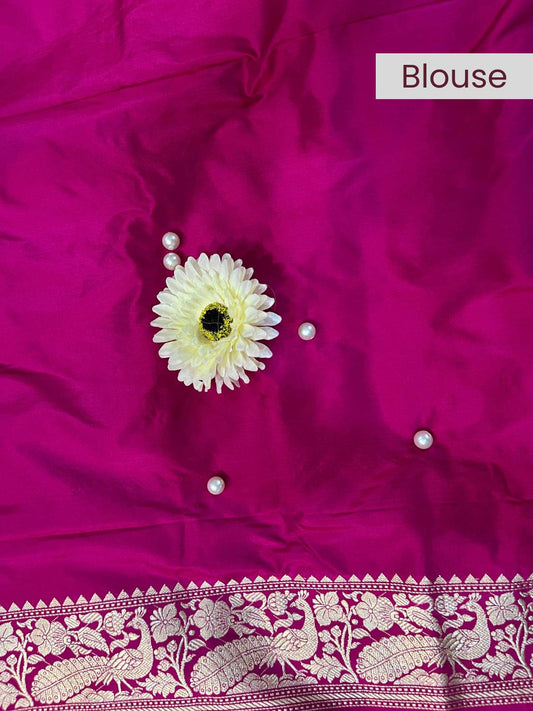 Pink Katan Silk blouse