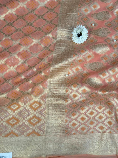 Peach Viscose Silk