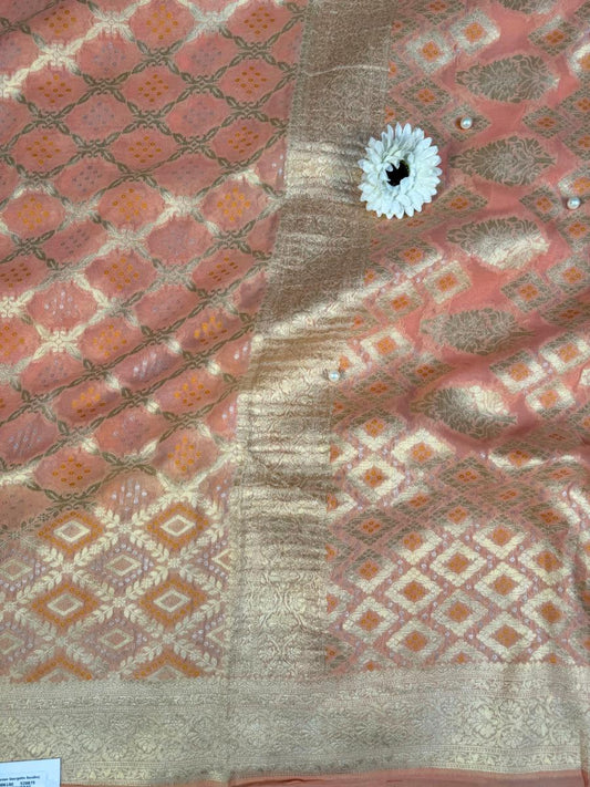 Peach Viscose Silk