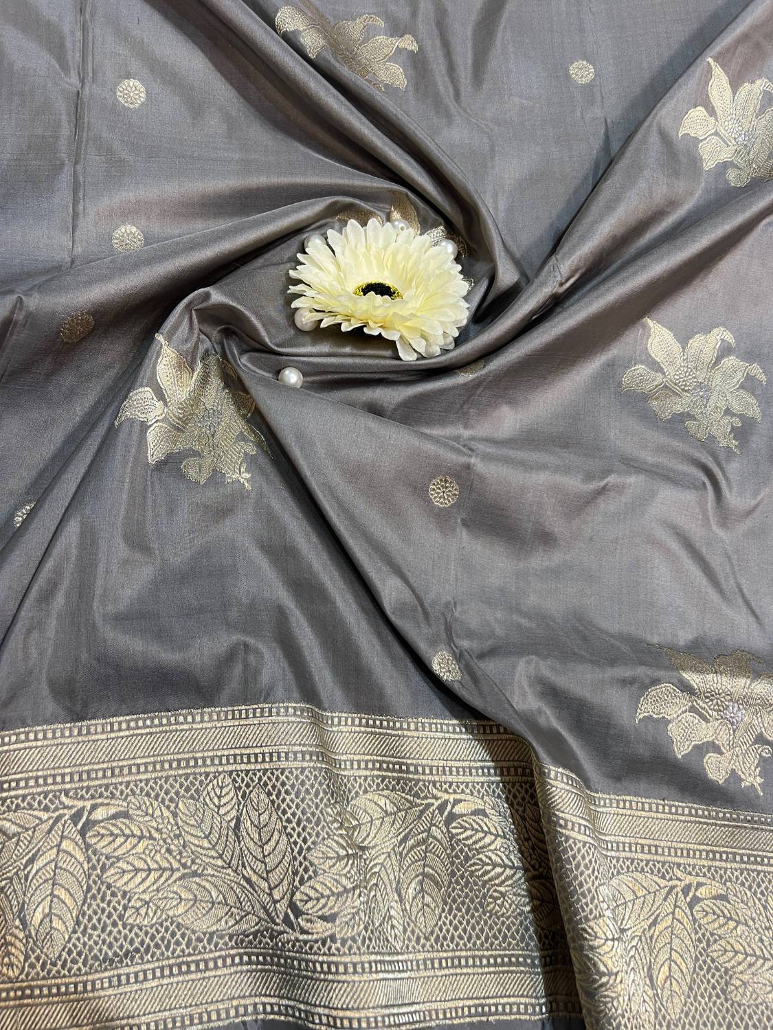 Grey Katan Silk