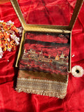 Maroon Banarasi Ghat