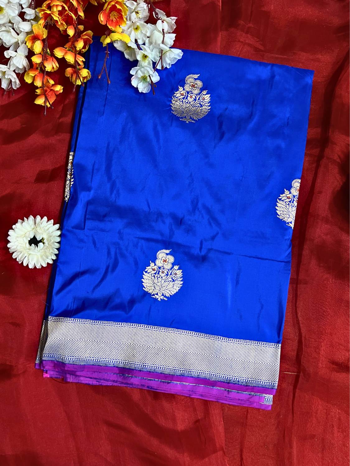 Royal Blue Katan Silk