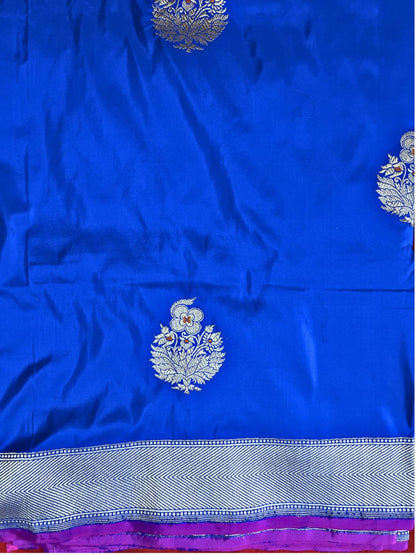 Royal Blue Katan Silk