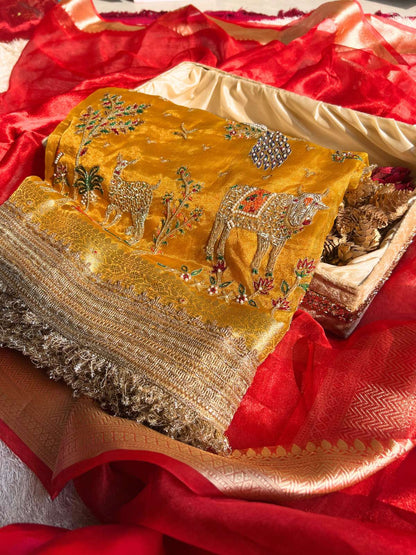 Yellow Radha Krishna