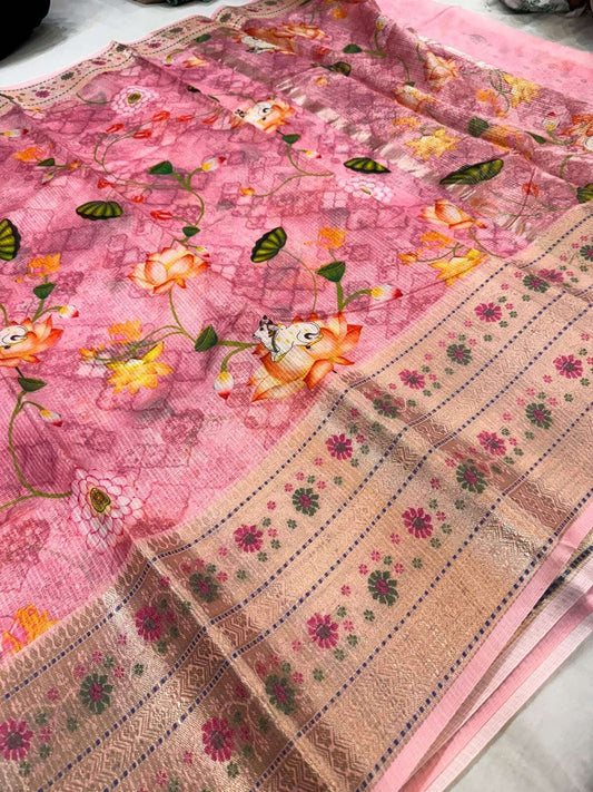 Manipuri Kota silk saree highlighting fine detailing and comfort drape