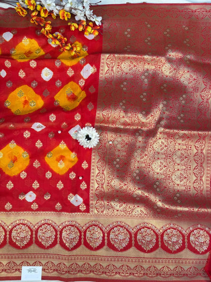 Red Viscose Silk