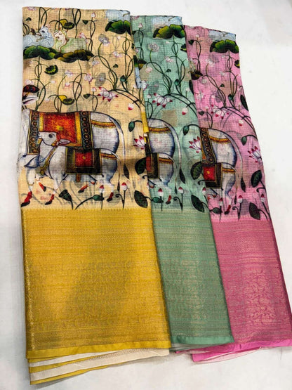 Manipuri Kota silk saree with airy texture and elegant ethnic appeal