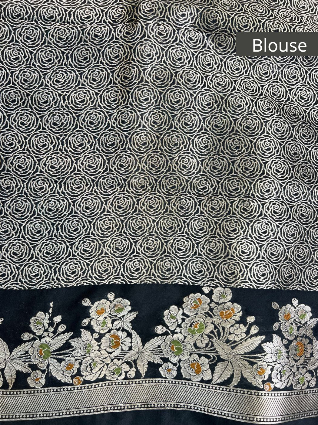 Black Katan Silk Blouse