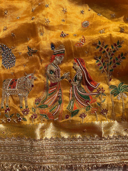 Yellow Radha Krishna