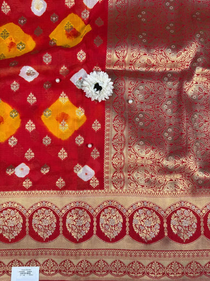 Red Viscose Silk