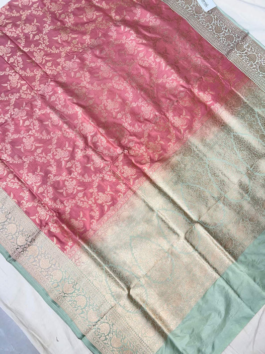 Dusty Rose Pink Katan Silk