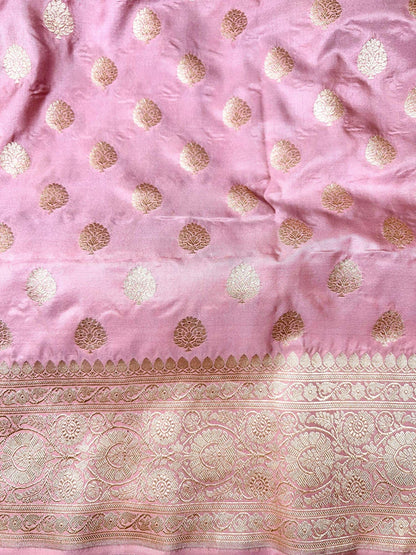 Pink Mashru Silk