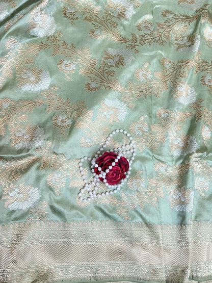 Pista Green Katan Silk