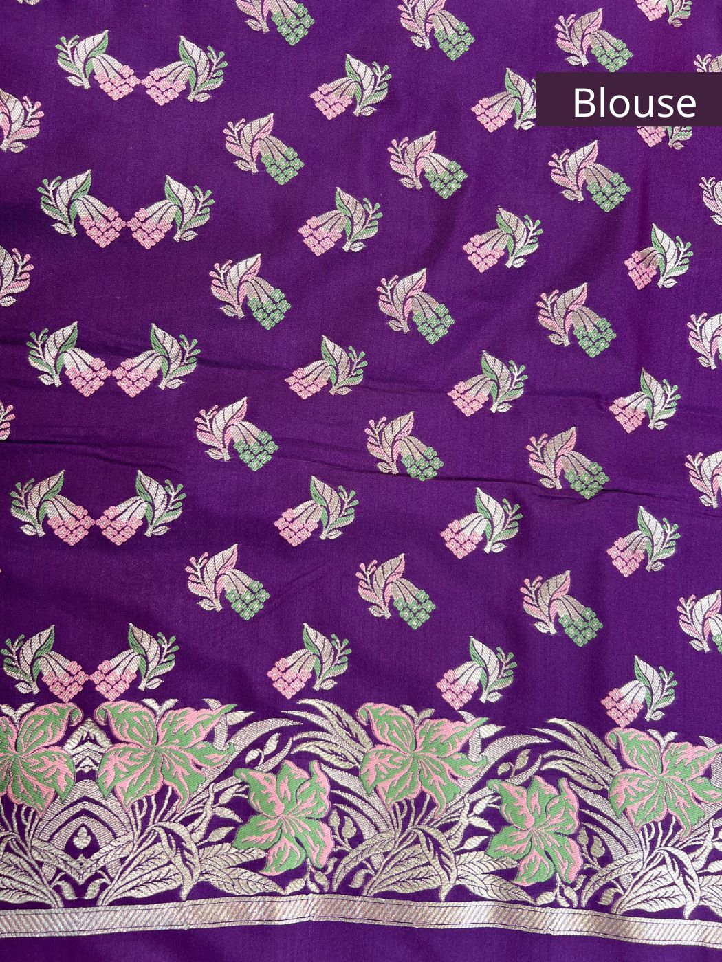 Purple Katan Silk Blouse