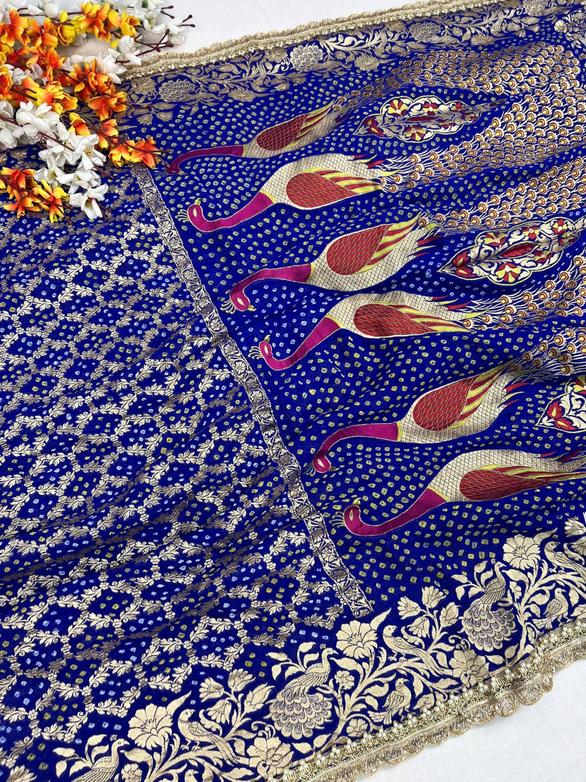 Royal Blue Bandhej