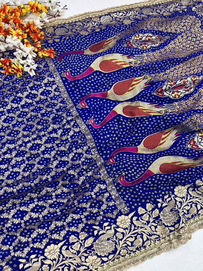 Royal Blue Bandhej