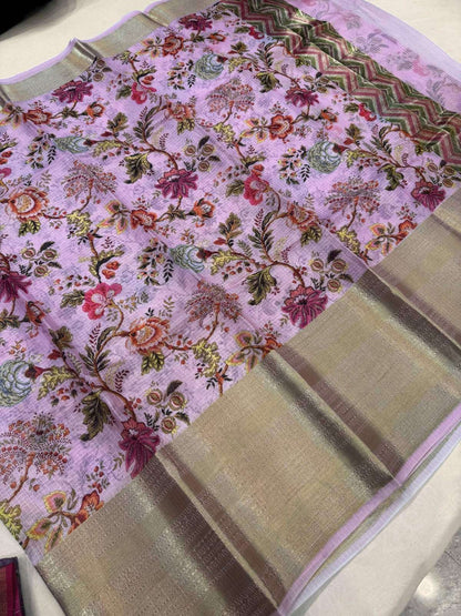 Manipuri Kota silk saree with refined weave and graceful fall