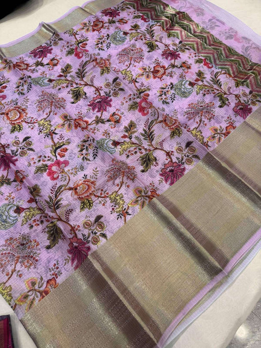 Manipuri Kota silk saree with refined weave and graceful fall