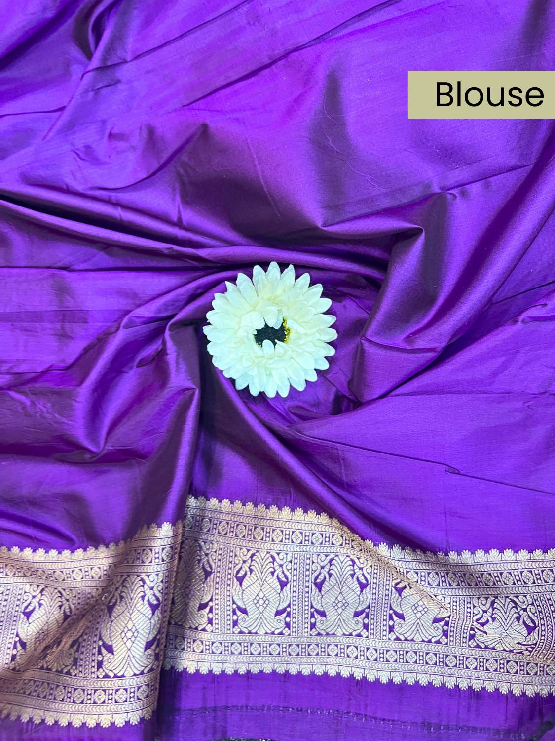 Purple Katan Silk blouse