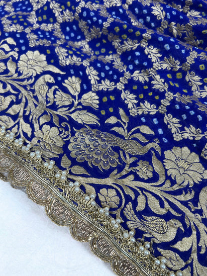 Royal Blue Bandhej