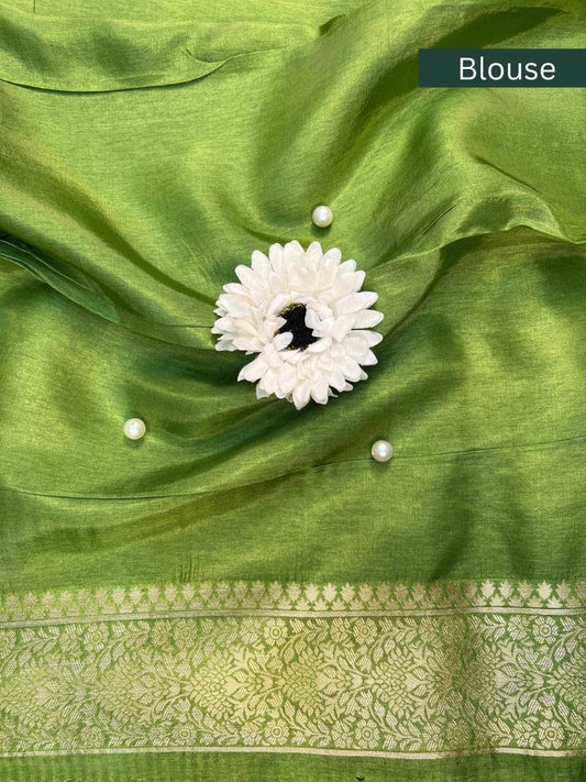 Green Viscose Silk