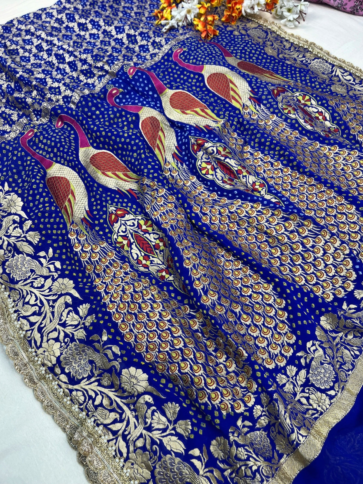 Royal Blue Bandhej