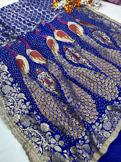 Royal Blue Bandhej