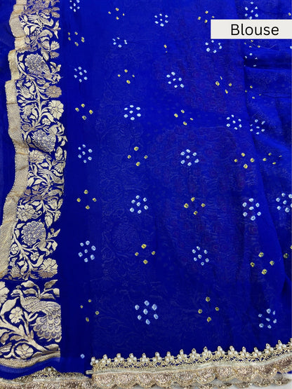 Royal Blue Bandhej