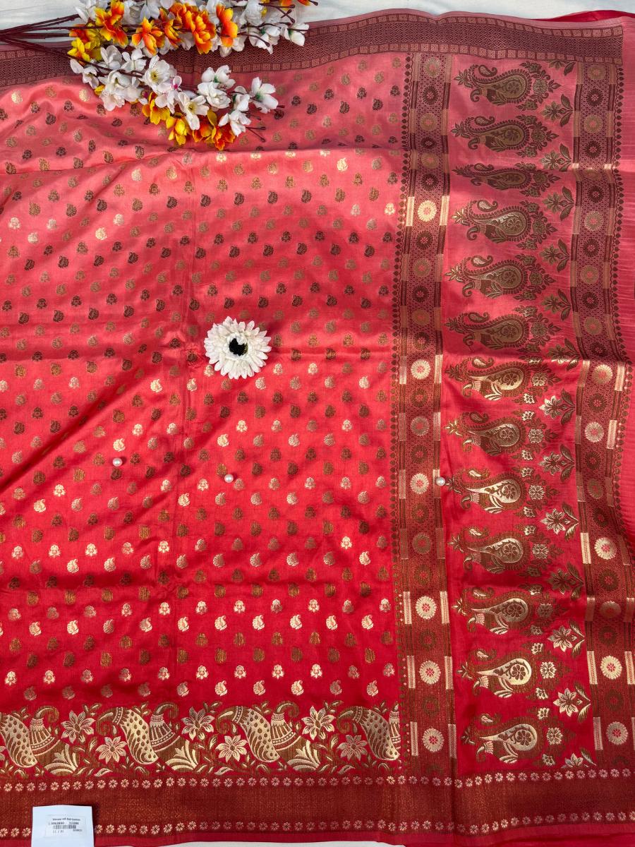 Red Viscose Silk