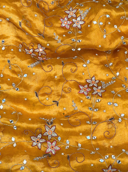 Mustard Yellow Gold Roshani