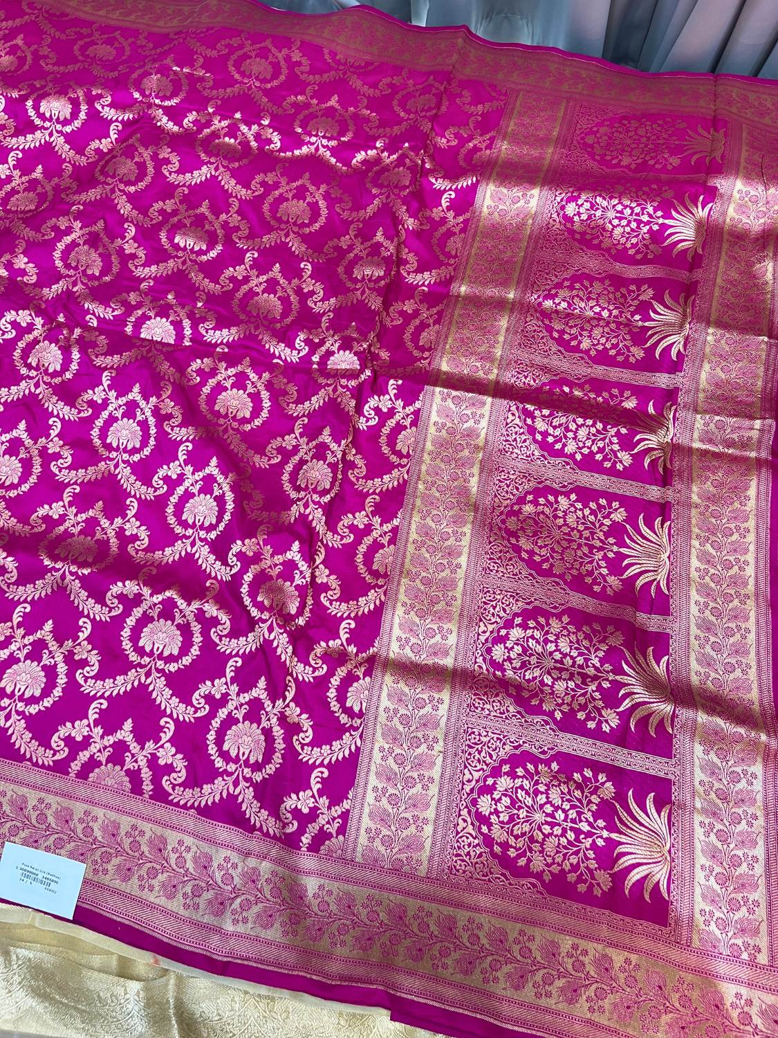Magenta Katan Silk