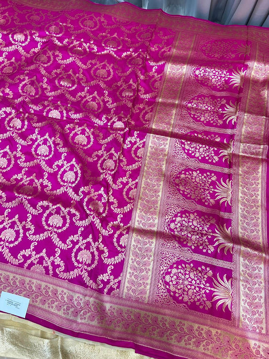 Magenta Katan Silk