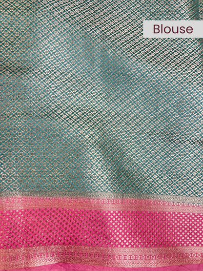 Pink Chiniya Silk