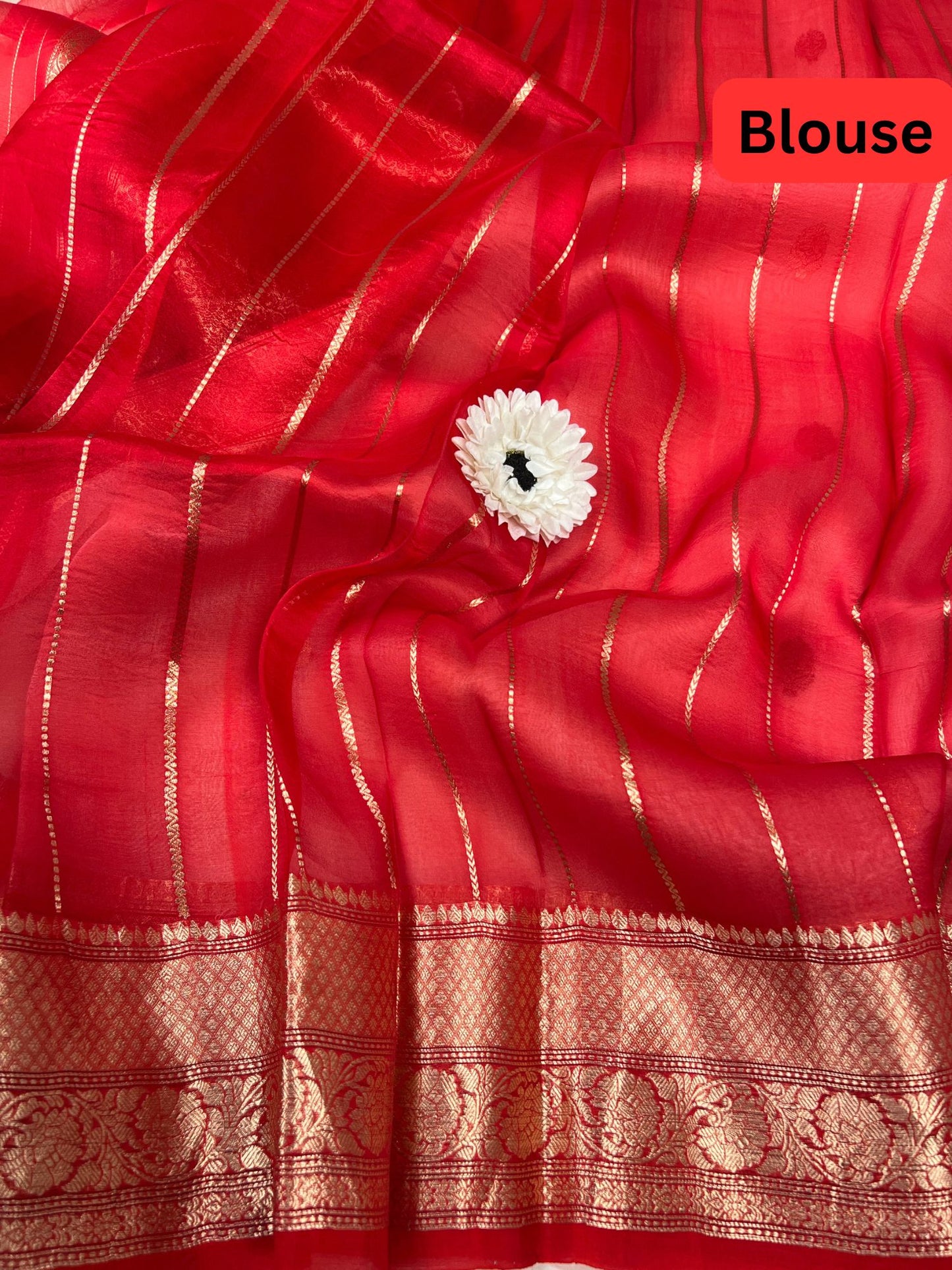 Rani Pink Kora Silk Blouse