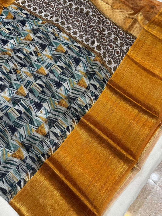 Manipuri Kota silk saree featuring breathable fabric and fine handloom texture