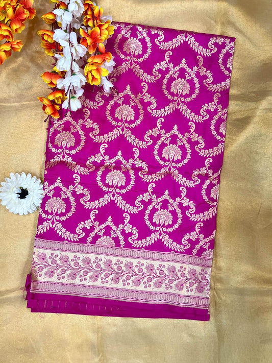 Magenta Katan Silk