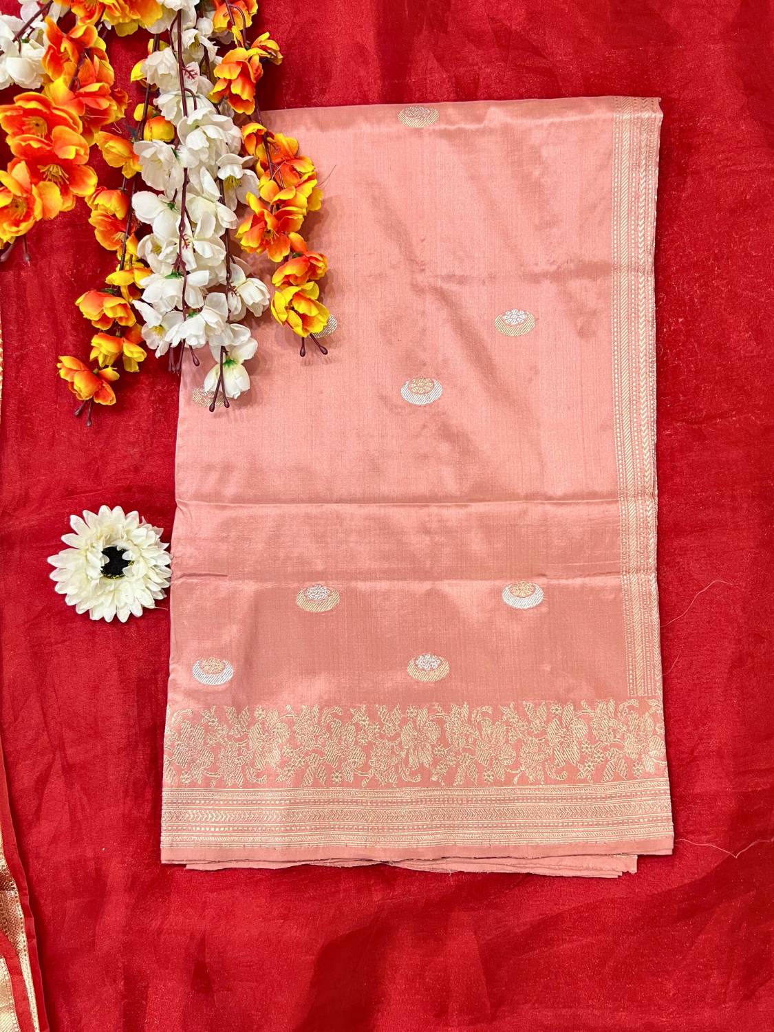 Peach Katan Silk
