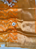 Orange Viscose Silk