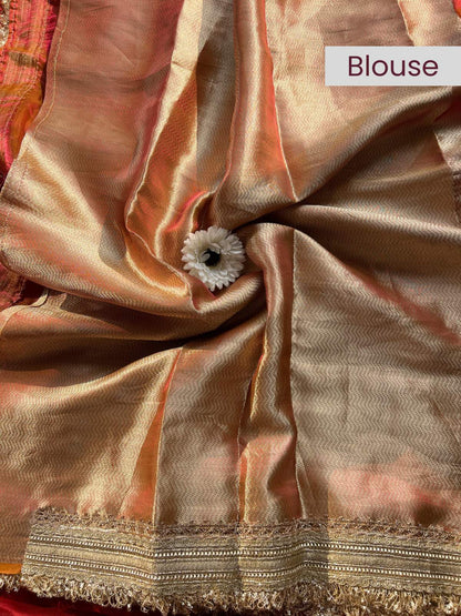 Pink Orange Dhoop Chav Shagun