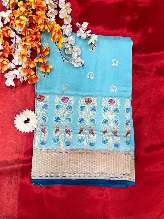Blue Katan Silk